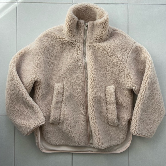 Citizens Of Humanity Jackets & Blazers - Citizens Of Humanity Cream Sherpa Jacket